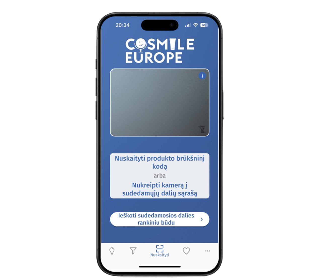 COSMILE Europe programėlė