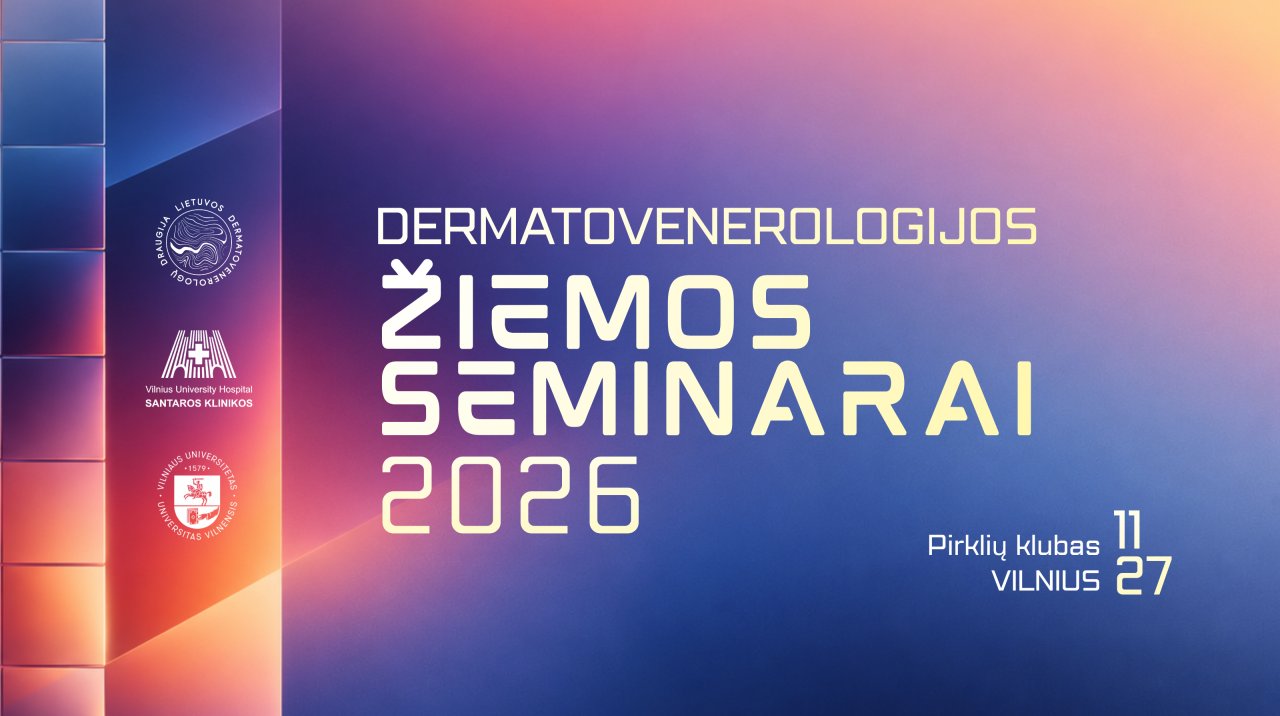 Dermatovenerologijos žiemos seminarai 2026
